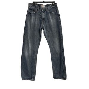 WRANGLER Men’s Relaxed Boot Jean, 34X32,‎ hand measures 34X30, Gray,